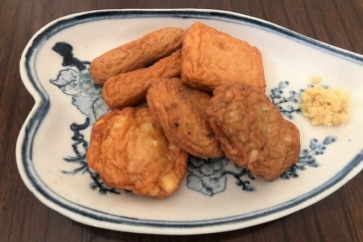 写真:プリプリでコクがある絶品さつま揚げ。鹿児島産は本当においしい