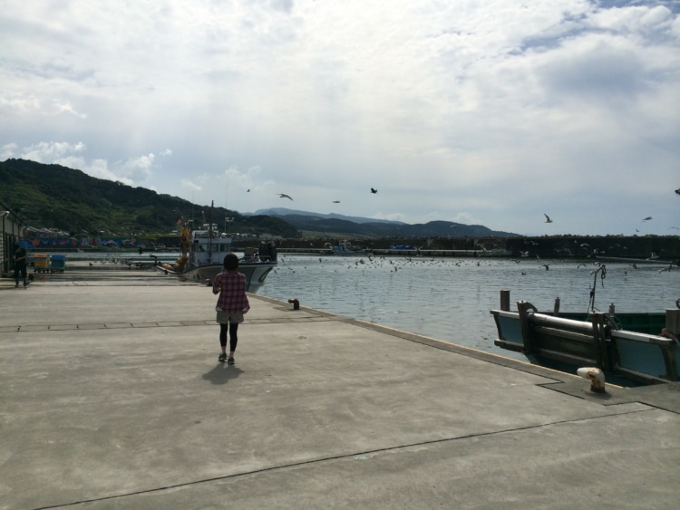 新潟県糸魚川市の筒石漁港