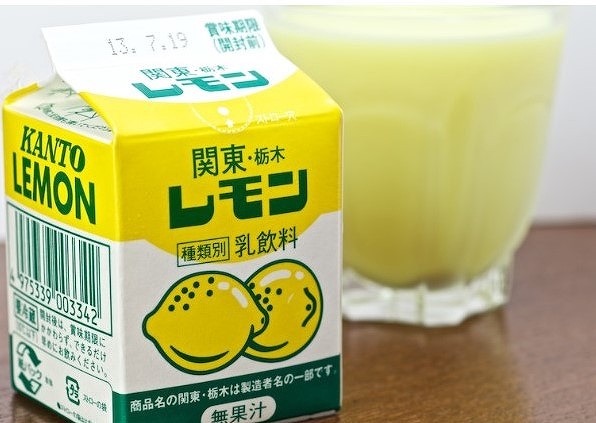 栃木乳業「関東・栃木レモン牛乳」