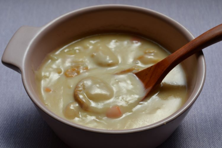 ほたてシチュー盛り付け