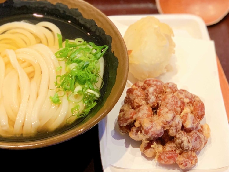 うどんと天ぷら