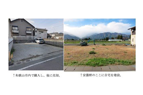 和歌山と安曇野で購入した土地