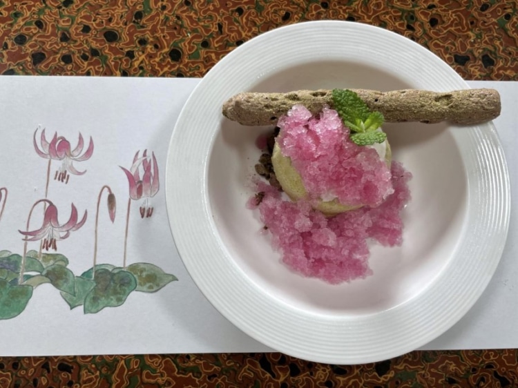 フキノトウのアイスクリーム