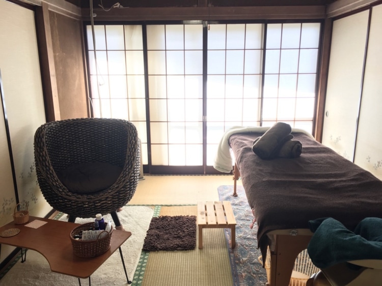 自宅を改装したアロマルーム