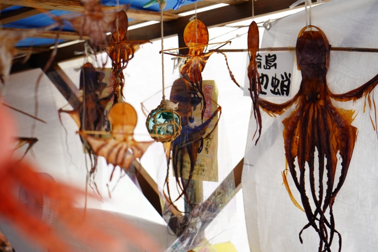 輪島朝市の様子