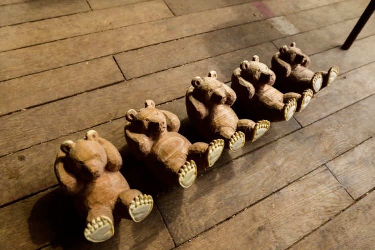 木彫りの熊 みきおさんのクマ - インテリア小物