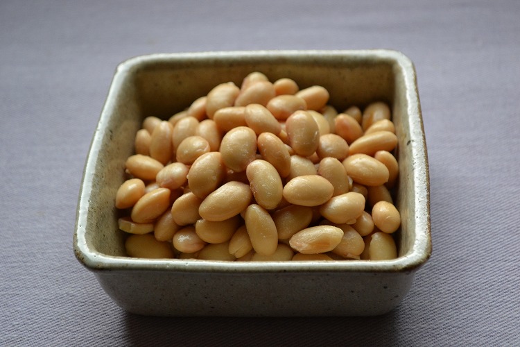 蒸し大豆