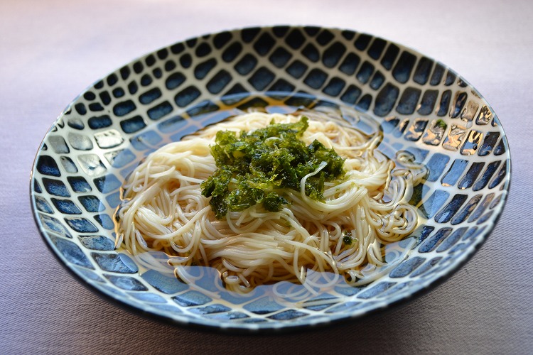 あおさぶっかけそうめん