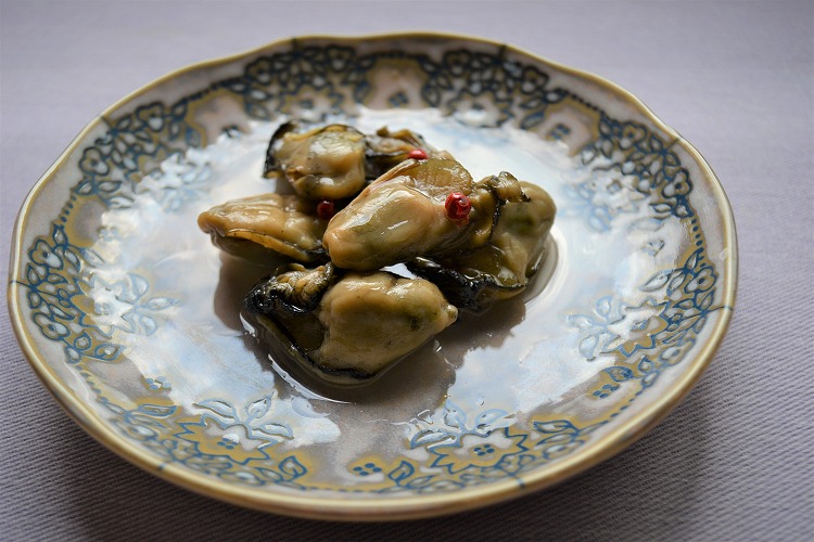 カキのオイル漬け