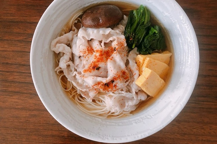 豚しゃぶ温麺