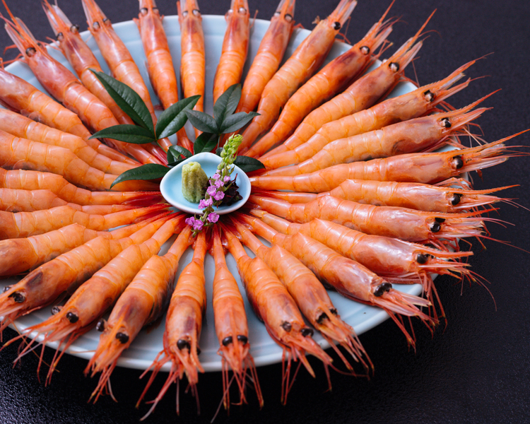 海の上で食べる味!漁船直送☆船内瞬間冷凍甘えび(大)
