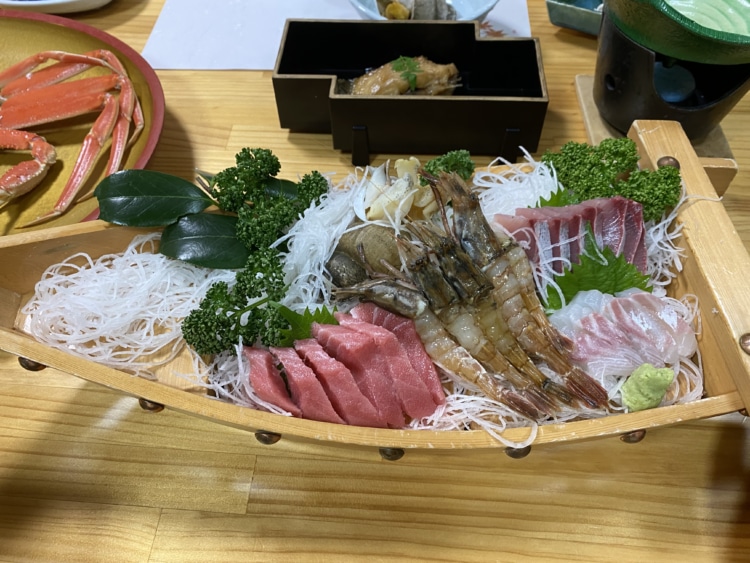 カニ以外にも新鮮な海の幸