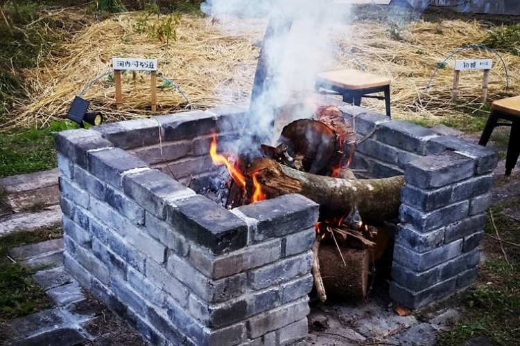焚火コーナー