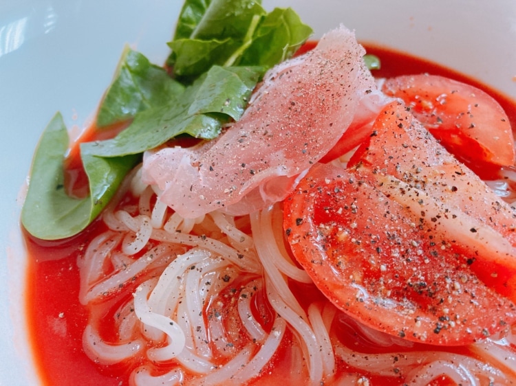 イタリアン風トマト冷麺