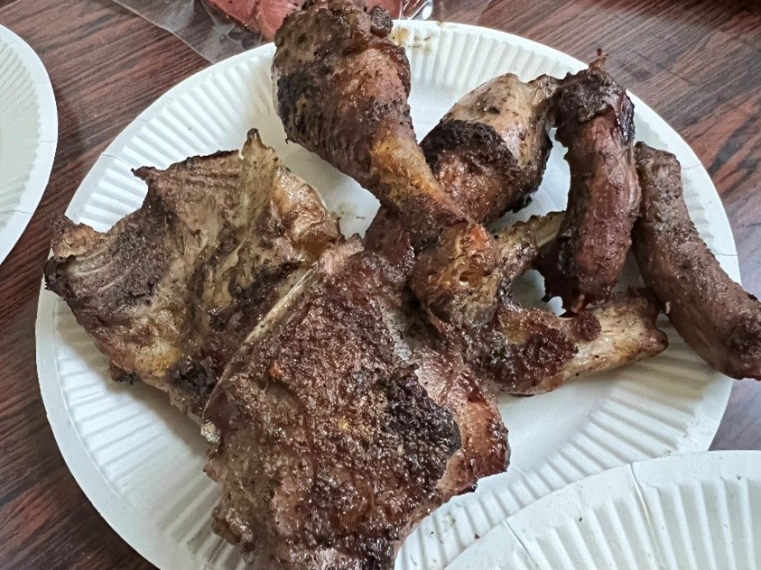 グリルしたハイケイ