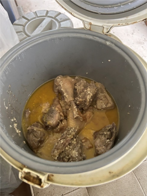 炊飯器でやわらかくしたハイケイ