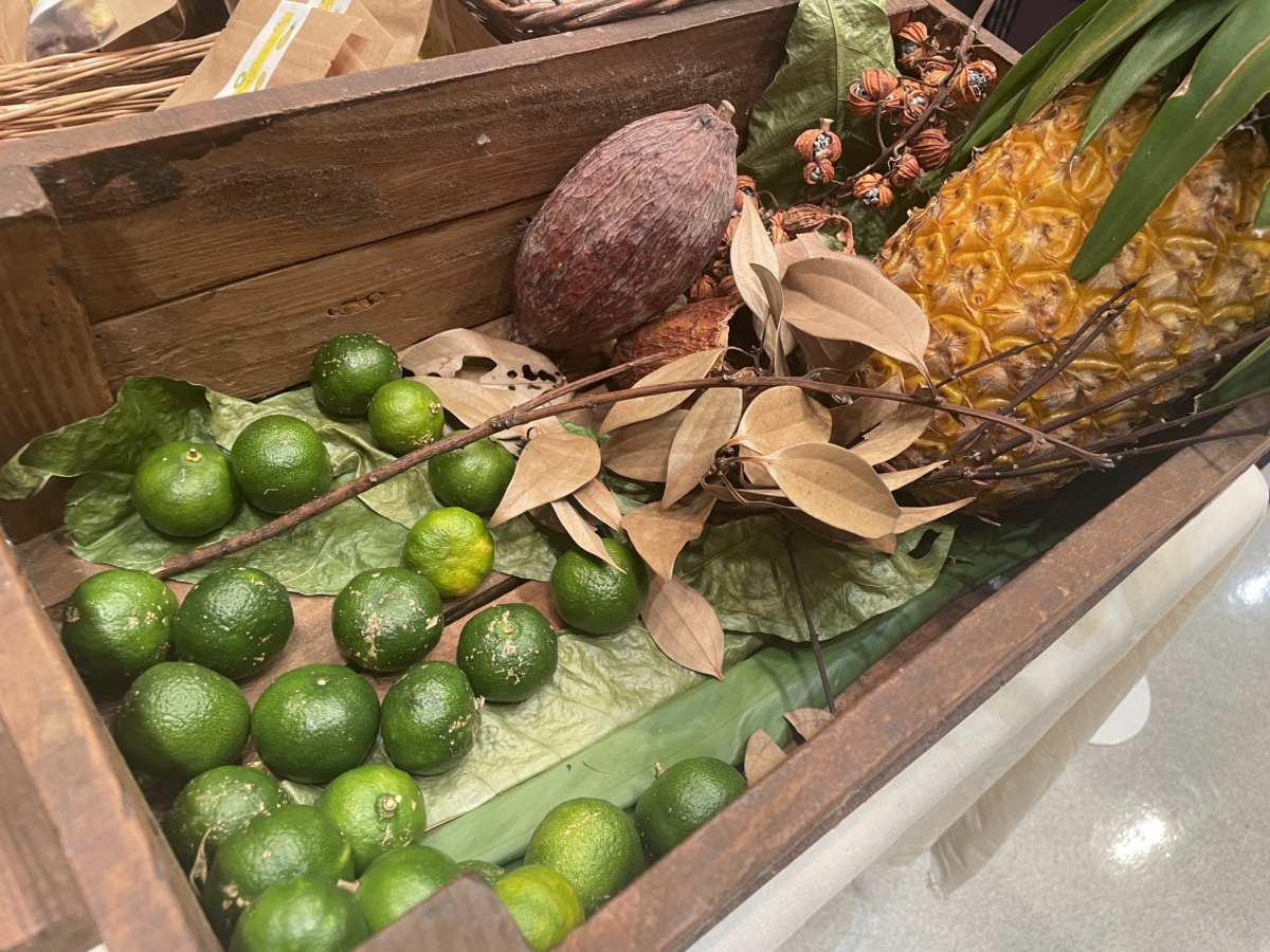 シークワーサー、月桃、パイン