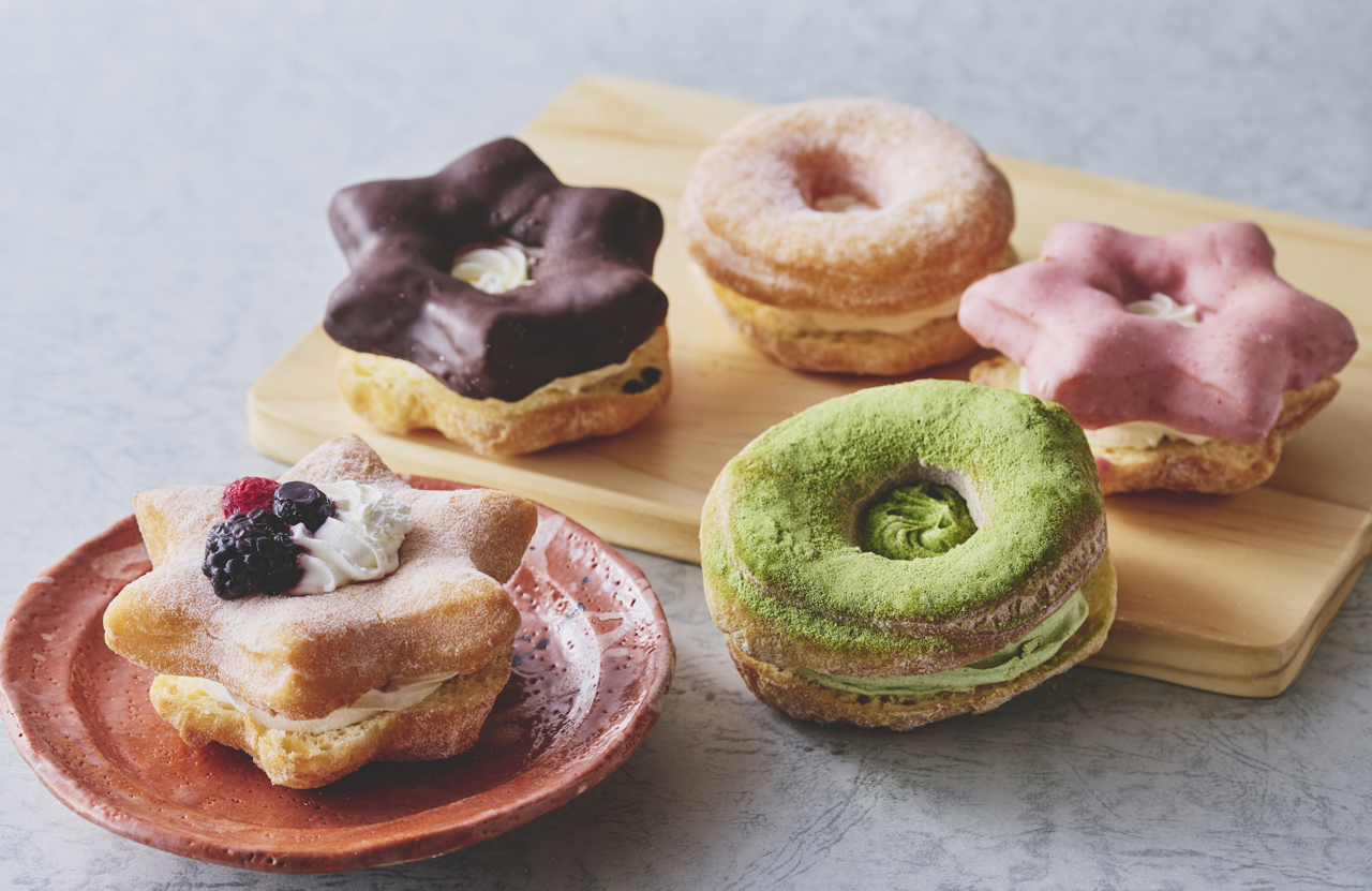 ドーナツ 冷凍生クリームサンド 5個セット