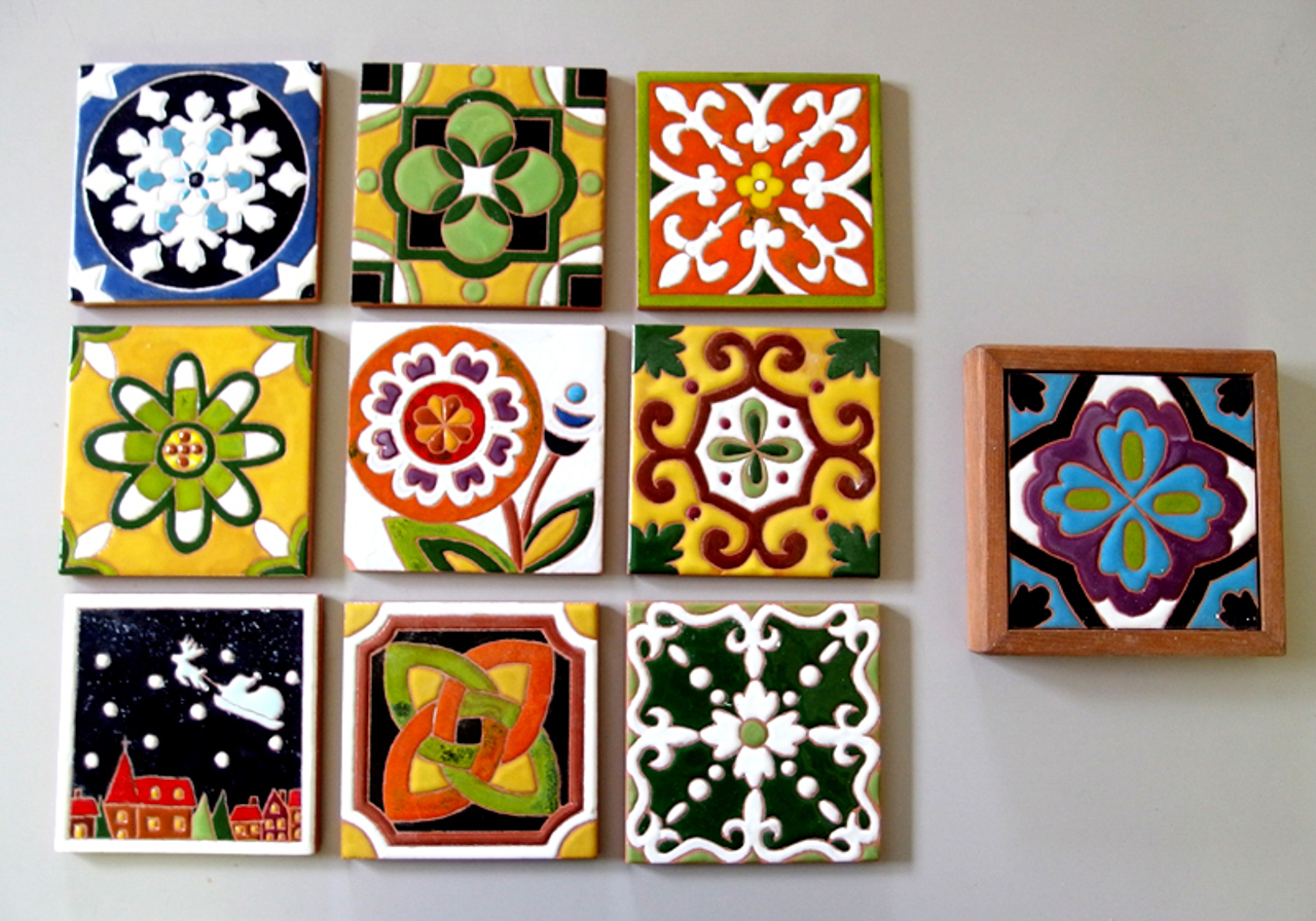 千葉県南房総市の「スペインタイル絵付け体験チケット」