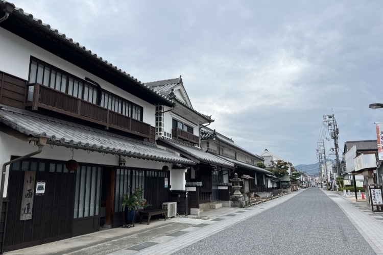 矢掛町の町並み