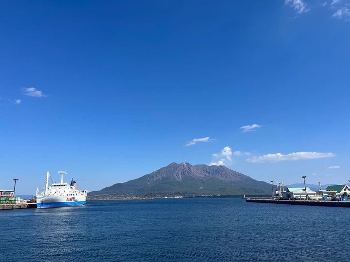 雄大な桜島