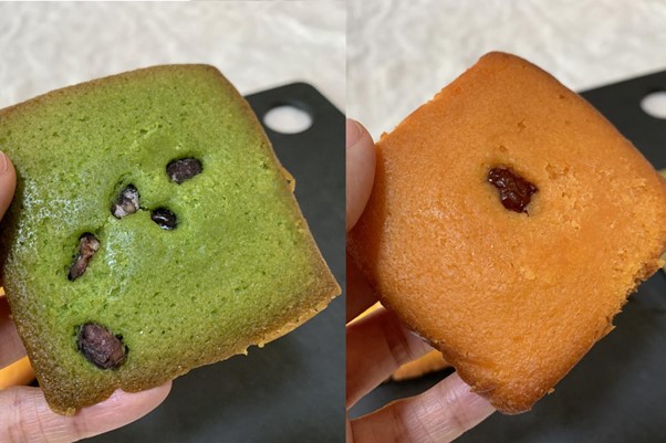 ほうれん草と抹茶のフィナンシェ