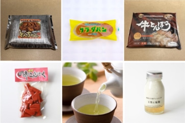 写真:滋賀県アンテナショップの人気商品。週末限定の当地パン「サラダパン」が1位