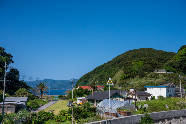 深島の風景