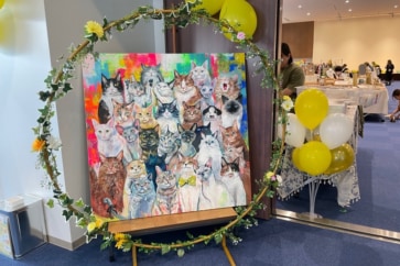 写真:滑川市で「猫集会」開催。マルシェや譲渡会などに猫ファンが多数来場
