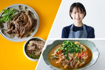 写真:人気料理家・長谷川あかりさん、鹿児島のおいしいお肉を使った料理を提案中
