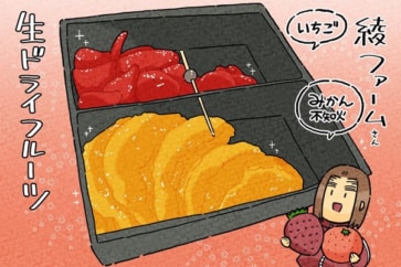 写真:生なのか乾いているのか「生ドライフルーツ」はみずみずしくて味と香りが濃厚